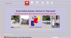 Desktop Screenshot of ernst-goebel-schule.de