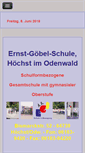 Mobile Screenshot of ernst-goebel-schule.de