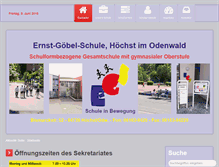 Tablet Screenshot of ernst-goebel-schule.de
